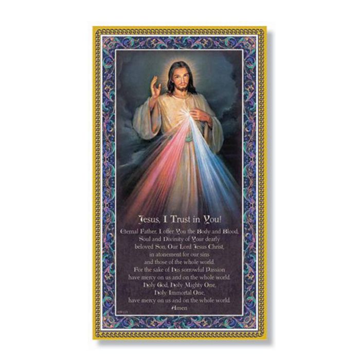 5" x 9" Divine Mercy Plaque