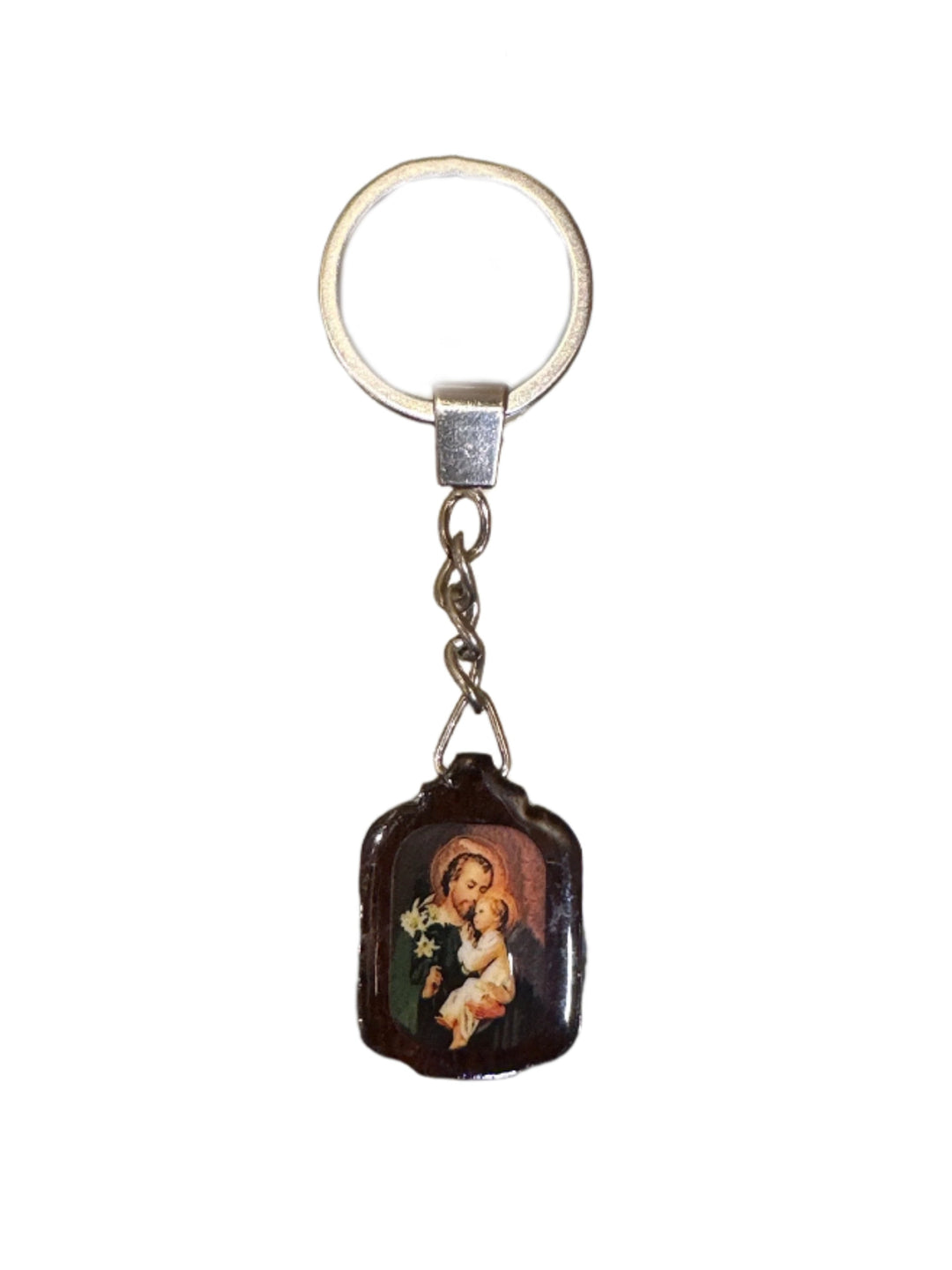 St. Joseph Wooden Keychain
