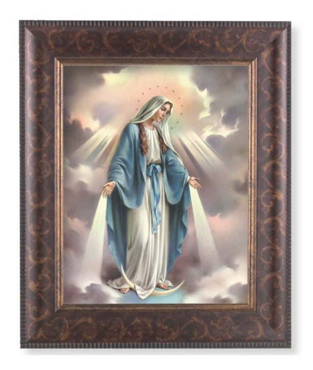 11.25" x 13.25" Art Deco Frame with Our Lady of Grace Print