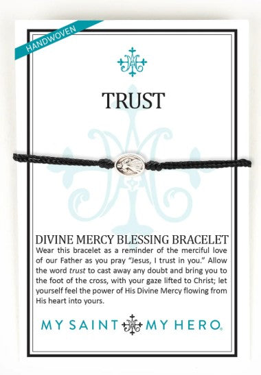 Trust Divine Mercy Blessing Bracelet