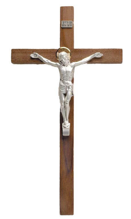 12" Walnut Crucifix
