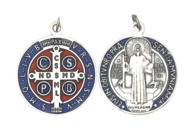 1.25" Saint Benedict Medal - Colored