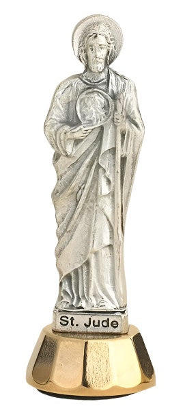 3" Saint Jude Adhesive Mini Statue