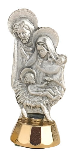 3" Holy Family Adhesive Mini Statue