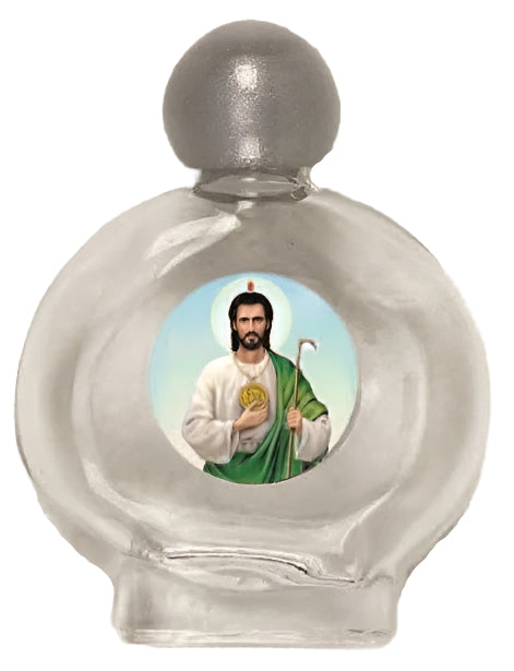 2" Saint Jude Holy Water Bottle