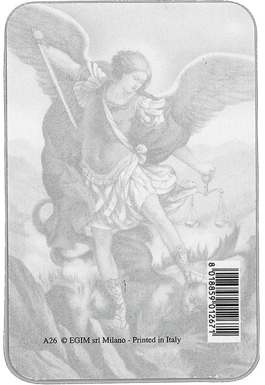 Saint Michael - Holographic 3D Cards
