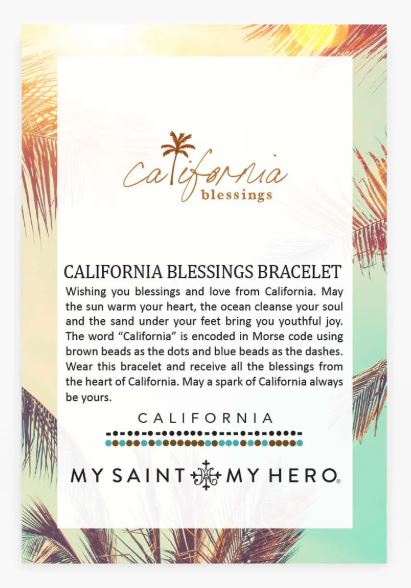 California Blessings Bracelet - Giving Back to World Wildlife Fund
