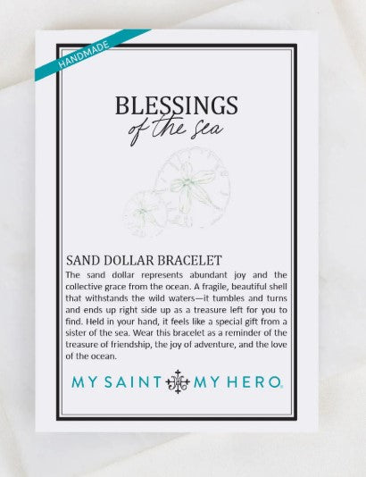 Blessings of the Sea Sand Dollar Bracelet
