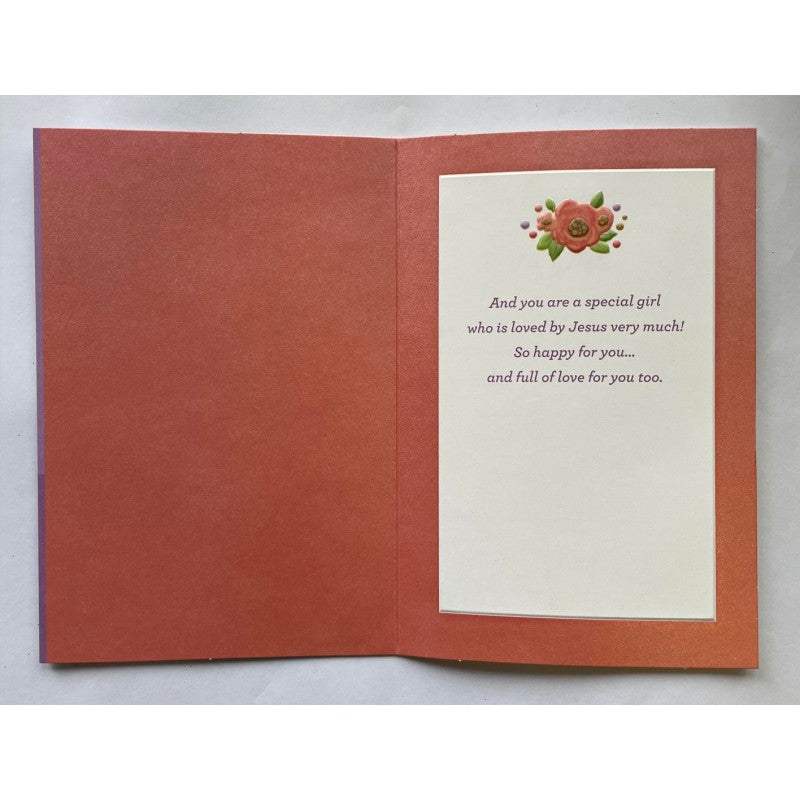 Daughter Today Is A Special Day - First Communion Card
