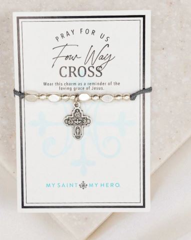 Four Way Cross Little Saints Bracelet