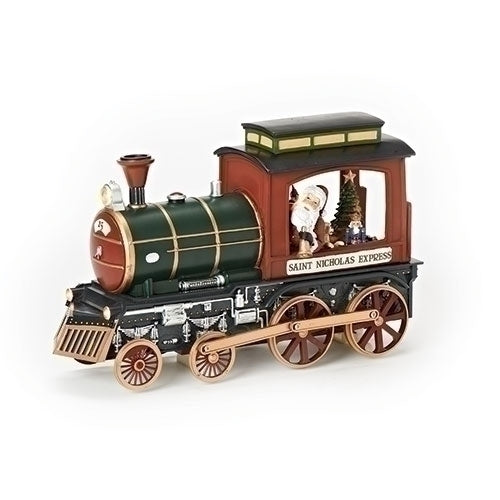 9" "St. Nicholas Express" Train Christmas Musical LED