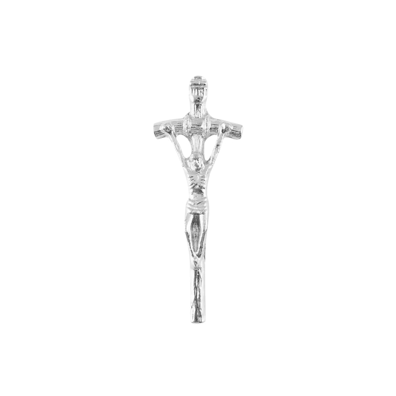 Pewter Papal Crucifix Lapel Pin