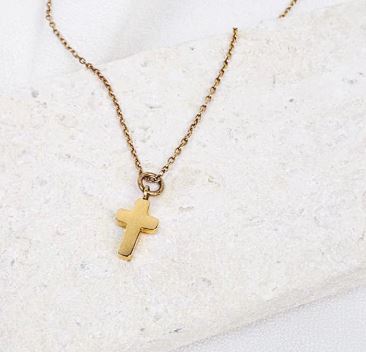 Simply Faith Necklace - Gold