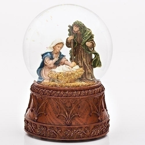 6.7" Musical Holy Family Dome