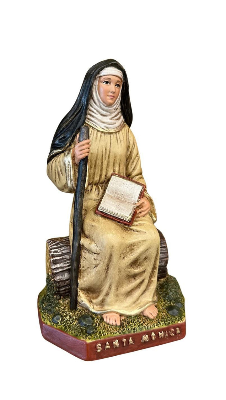 8" Handmade St. Monica Statue