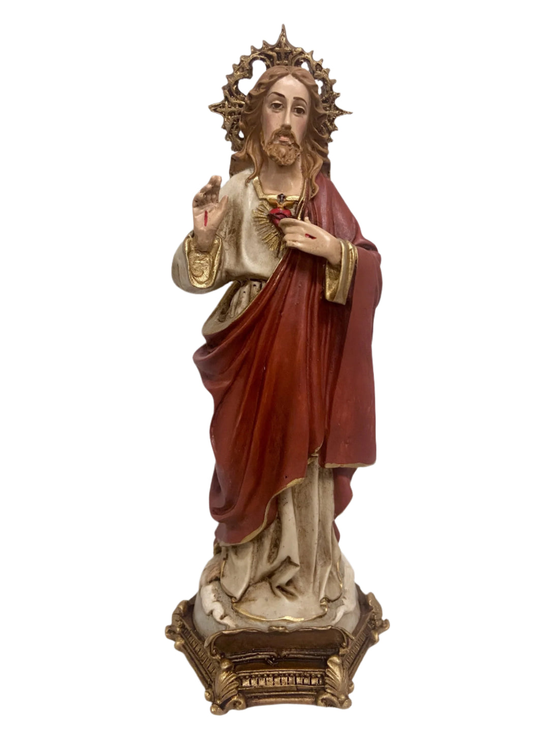 8.5" Sacred Heart of Jesus Statue