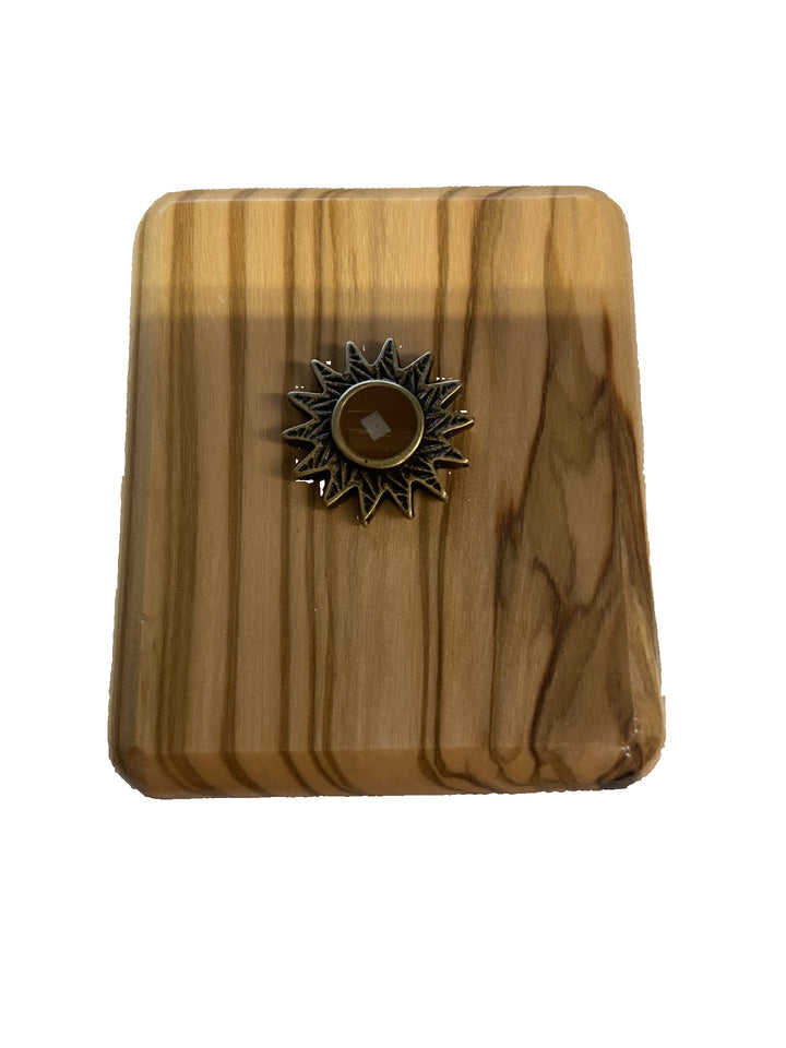 8mm x 10mm Olive Wood Rosary & Relic Box