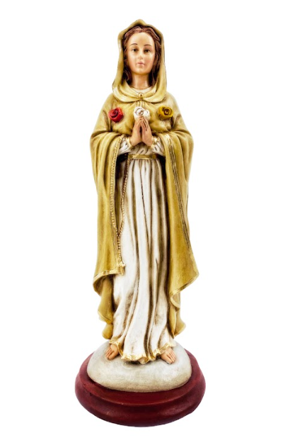 9" Our Lady of the Mystical Rose Statue