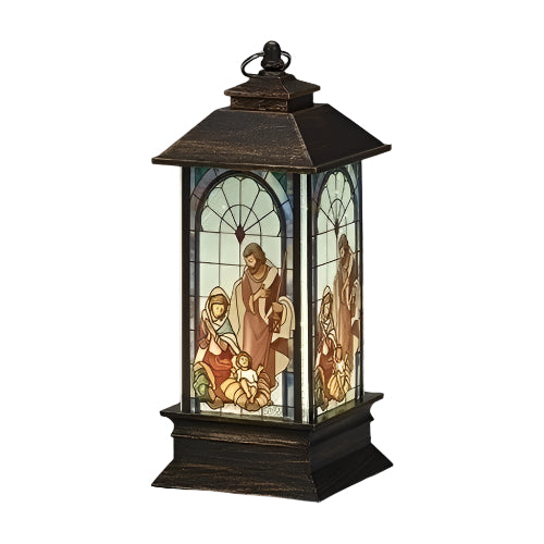 5" LED Holy Family Ornament Lantern