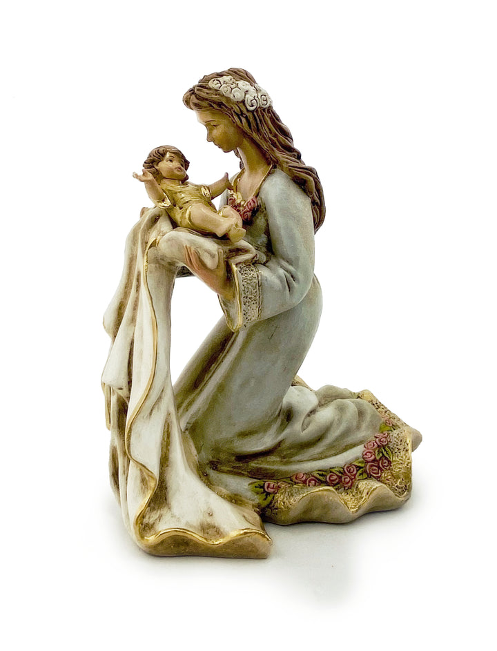 9" Handmade Virgin of Tenderness Statue