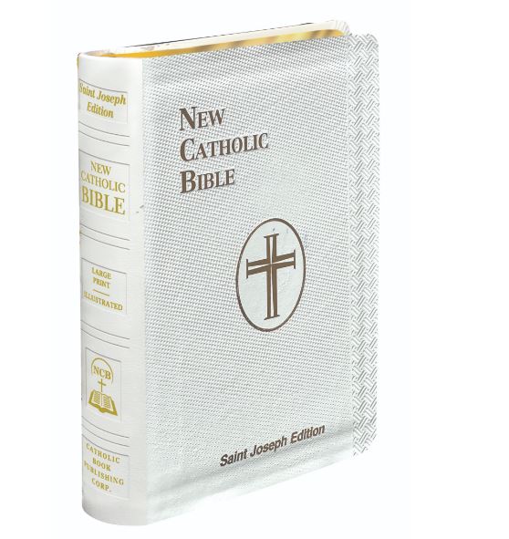 St. Joseph New Catholic Bible - Compact Size White Edition