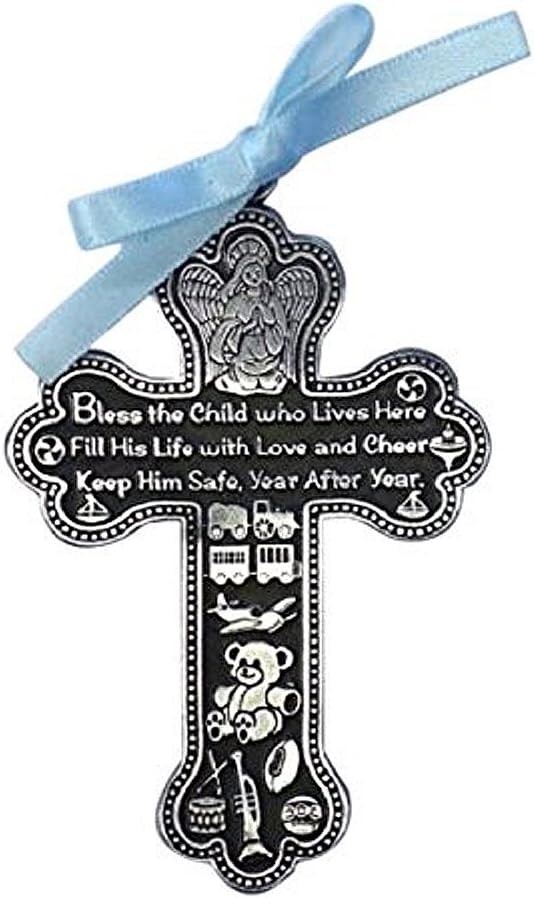 Bless This Boy Crib Medal