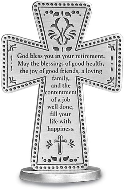 3" Standing Retirement Cross
