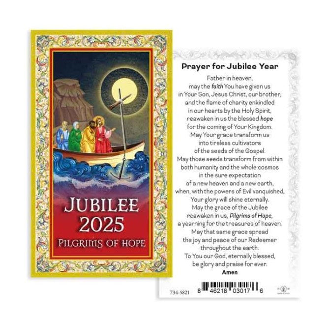 2025 Jubilee Paper Holy Card