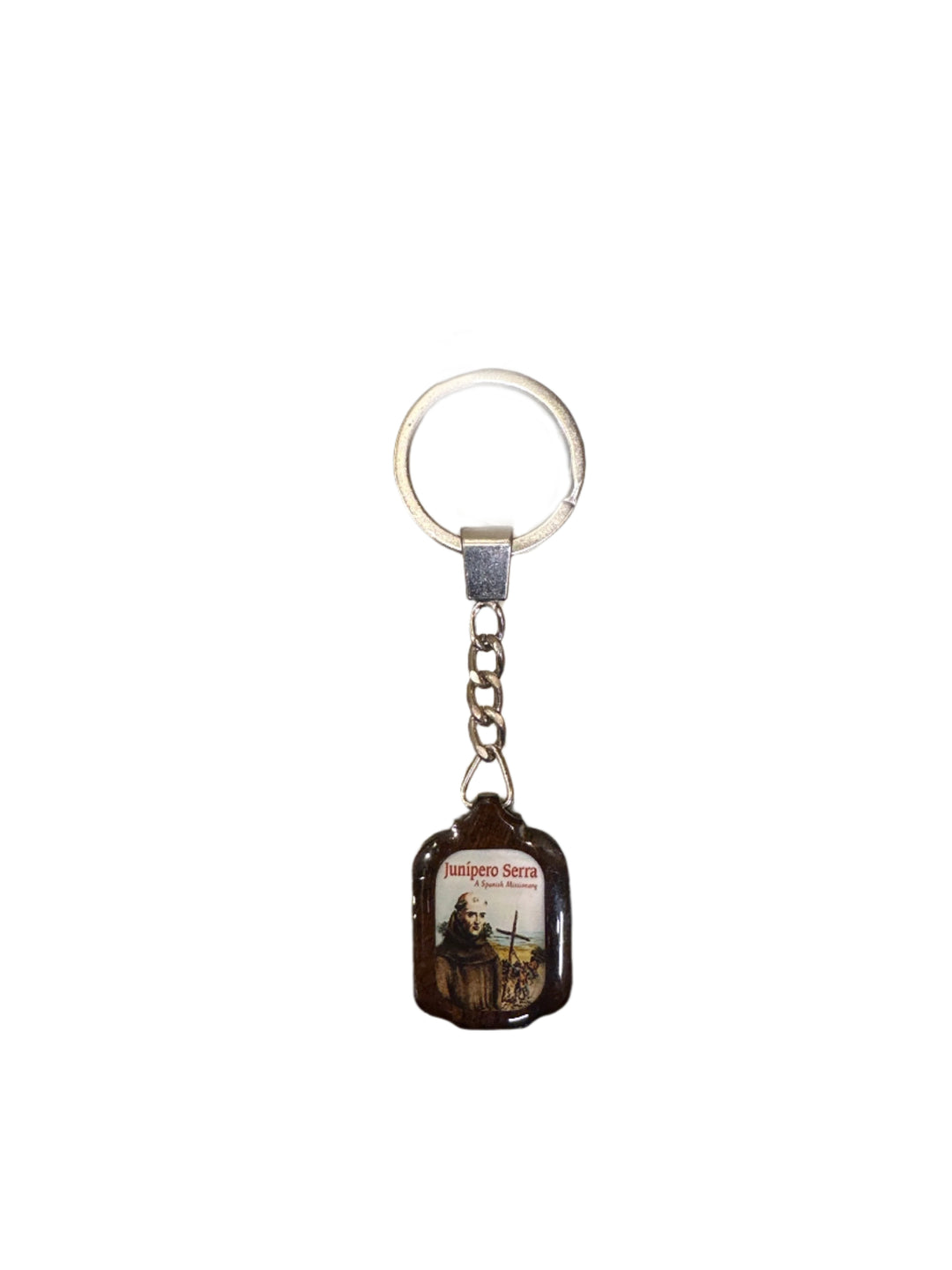 St. Junipero Serra Wooden Keychain