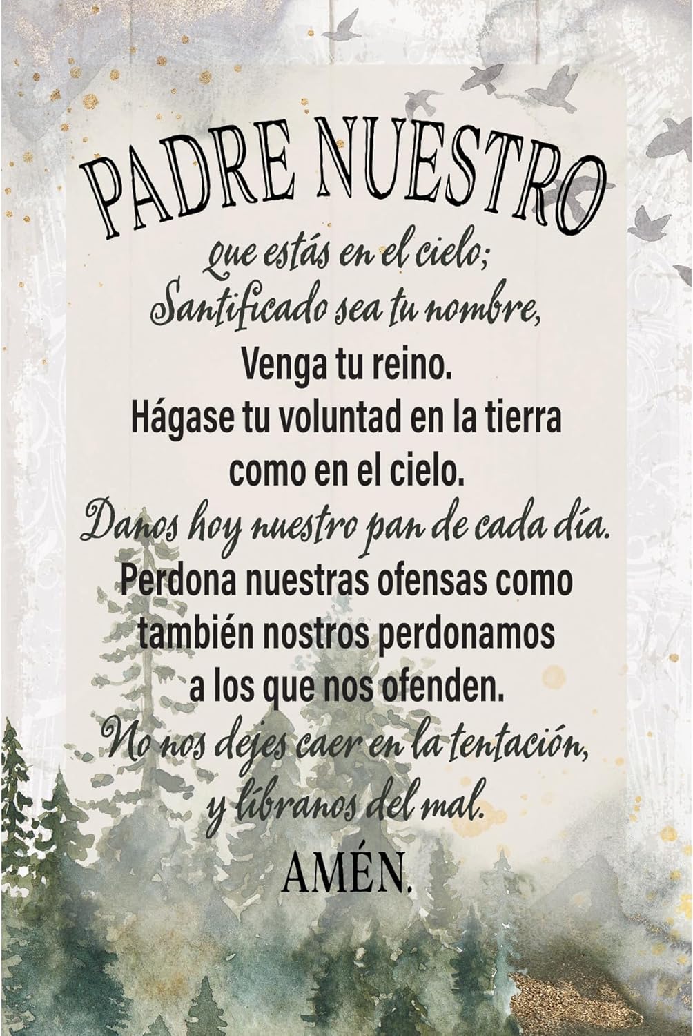 Padre Nuestro Plaque