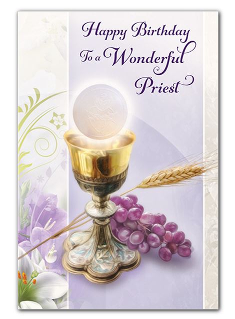 Birthday Priest Greeting Card