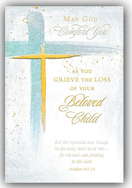 Loss of Your Beloved Child Greeting Card