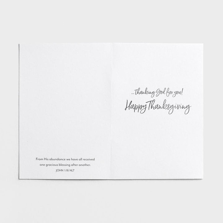 Blessings - 6 Thanksgiving Note Cards, 2 Designs