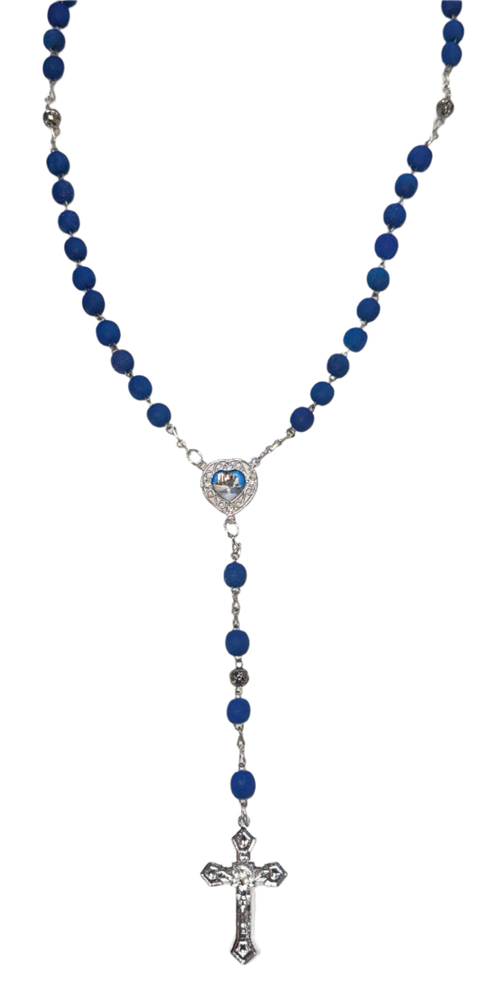 8MM Cathedral of Our Lady of the Angels 5 Decade Scented Rosary