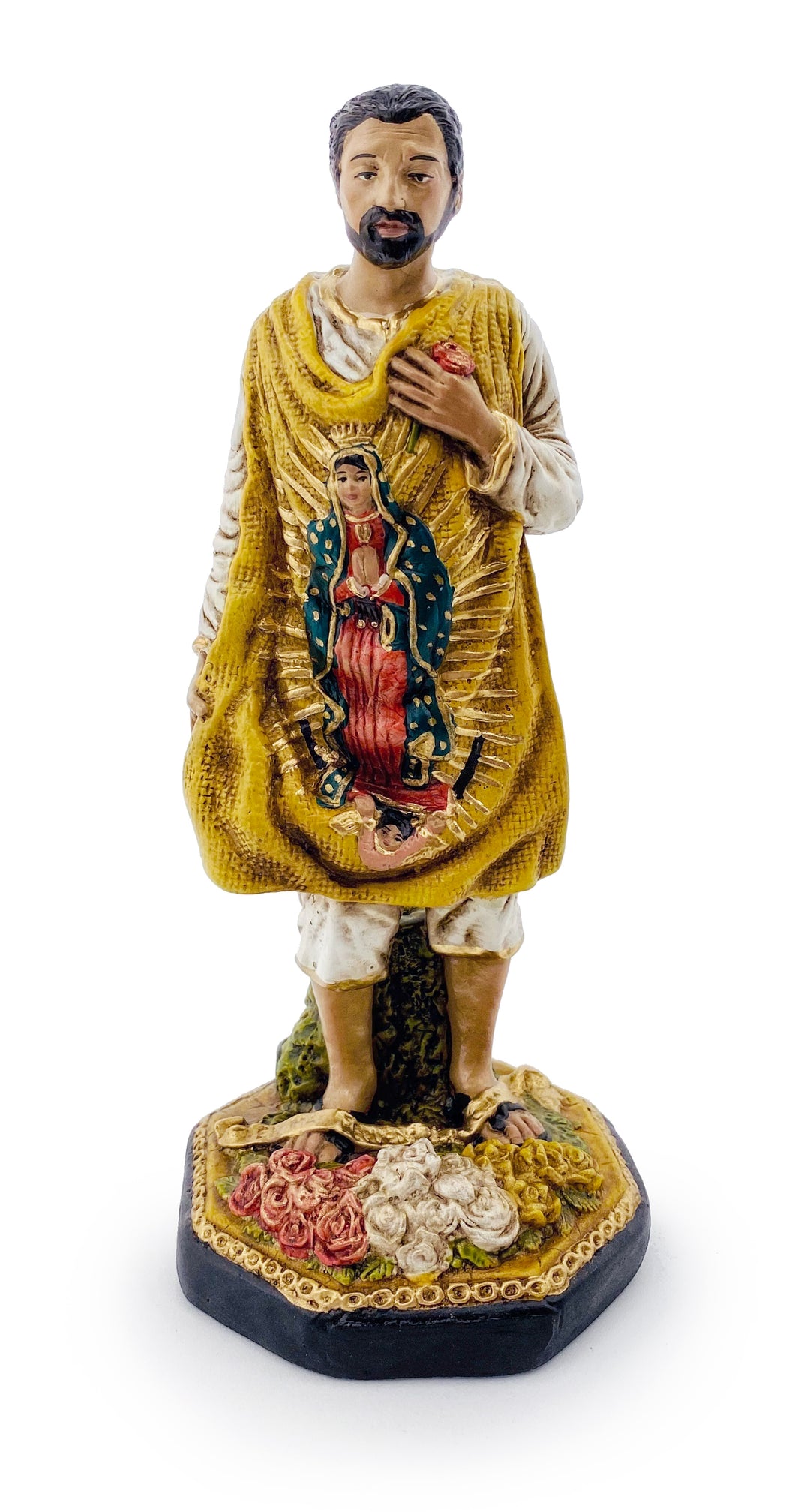 9" St. Juan Diego Handmade Statue