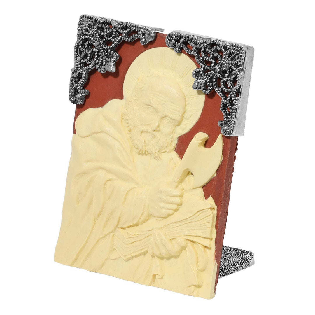 Symbols of Faith St Jude Cameo Tabletop Deco Plaque