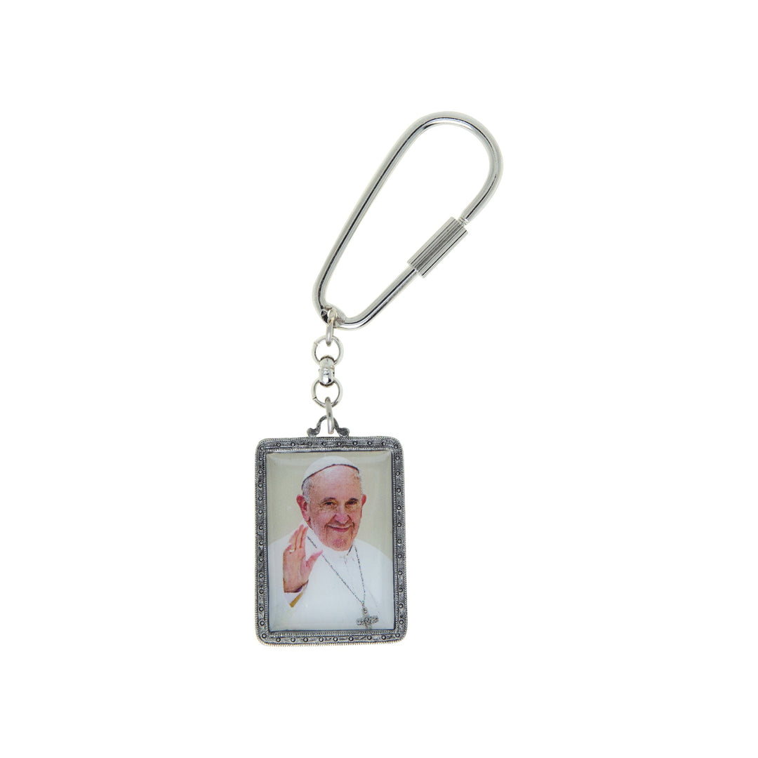 Symbols Of Faith Pope Francis Screw Lock Key Chain