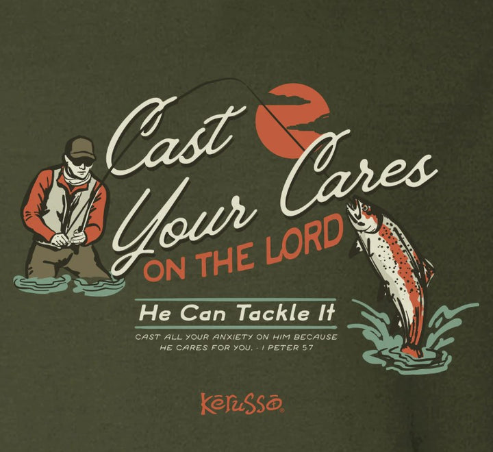 Mens Sweatshirt Cast Your Cares