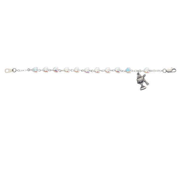 Crystal Heart Chalice Bracelet