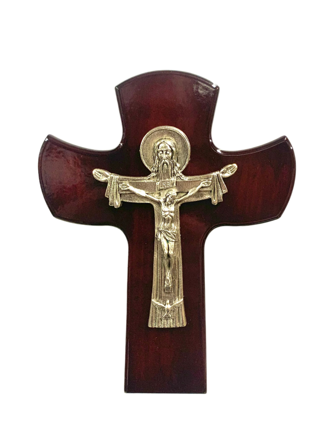 7.25" Wooden Holy Trinity Crucifix