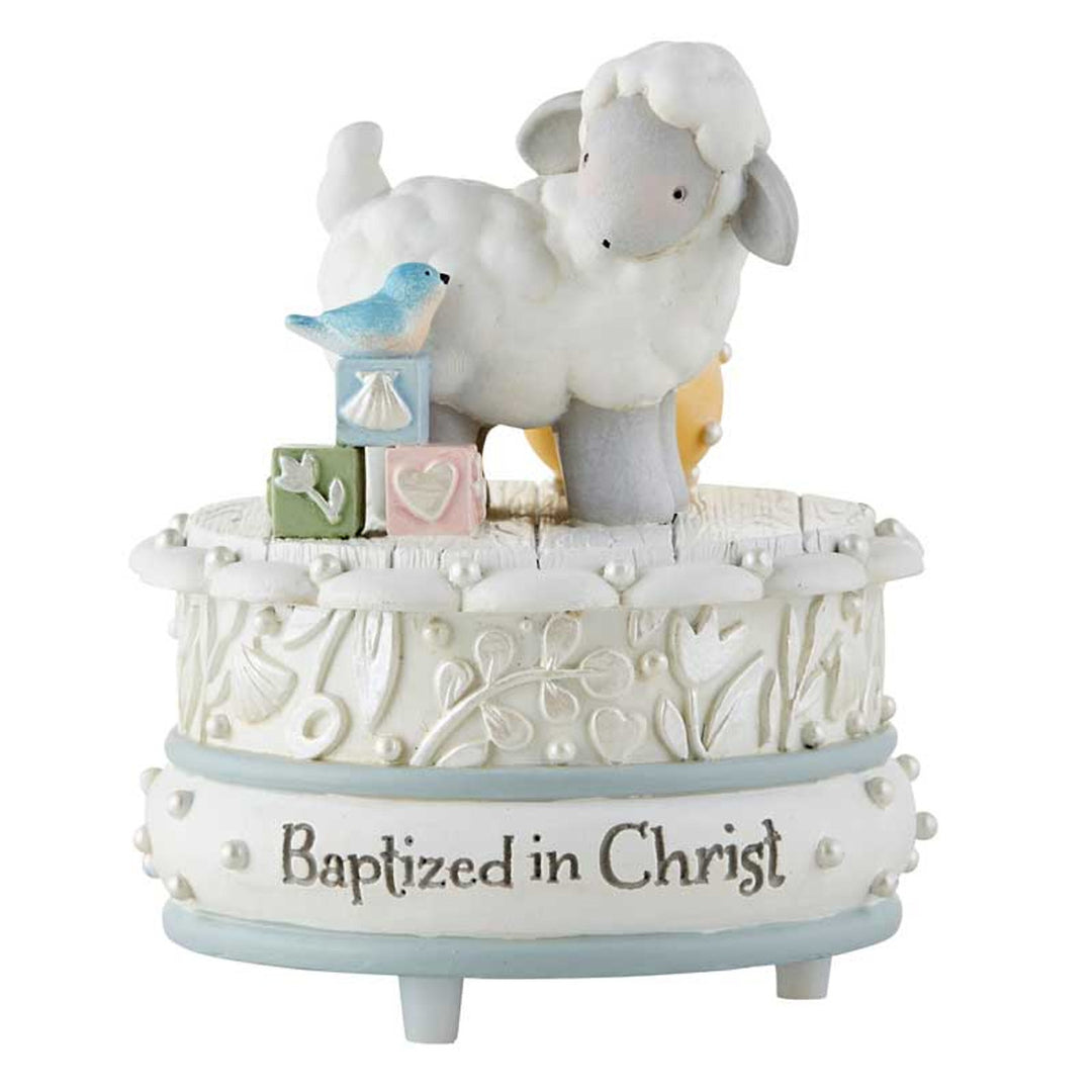 3.5" Baptized in Christ Musical Figurine