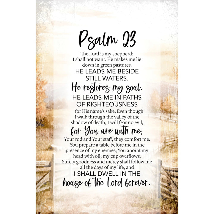 Psalm 23 Plaque