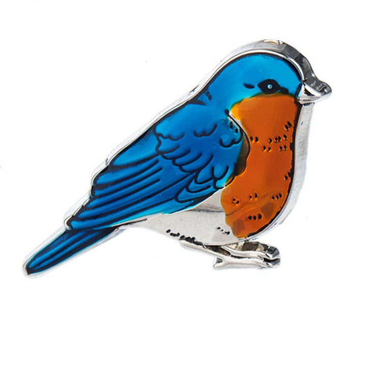 Bluebird Good Luck Pin
