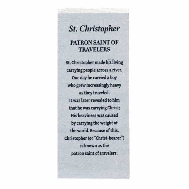 Saints Block Talk - St. Christopher