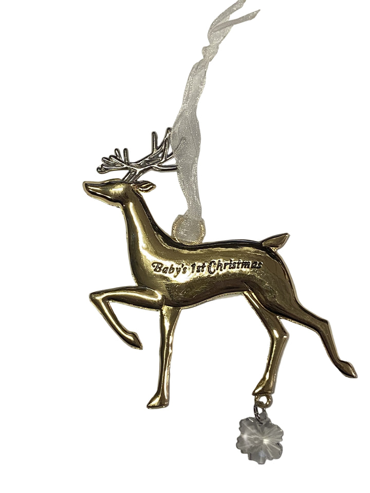 3.5" Oh deer, Christmas is here! Ornaments