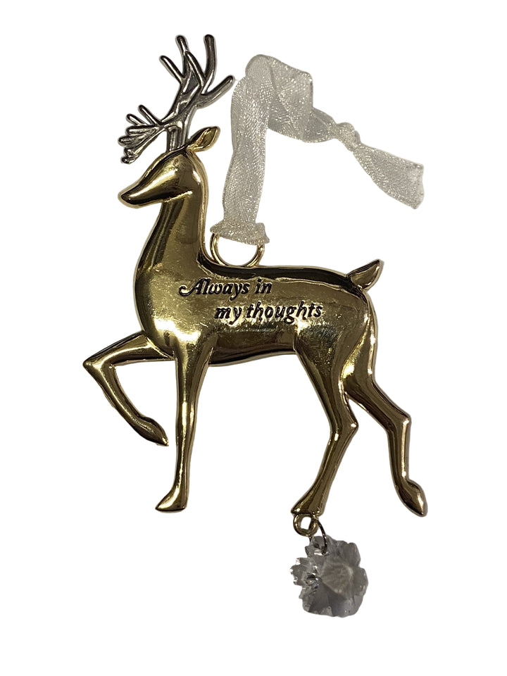 3.5" Oh deer, Christmas is here! Ornaments