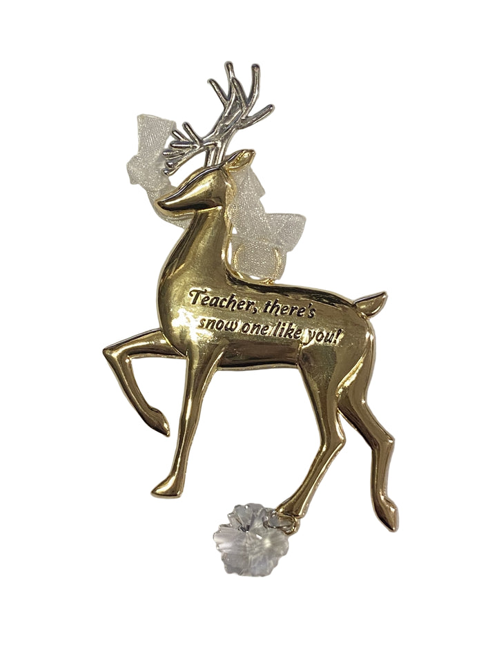 3.5" Oh deer, Christmas is here! Ornaments
