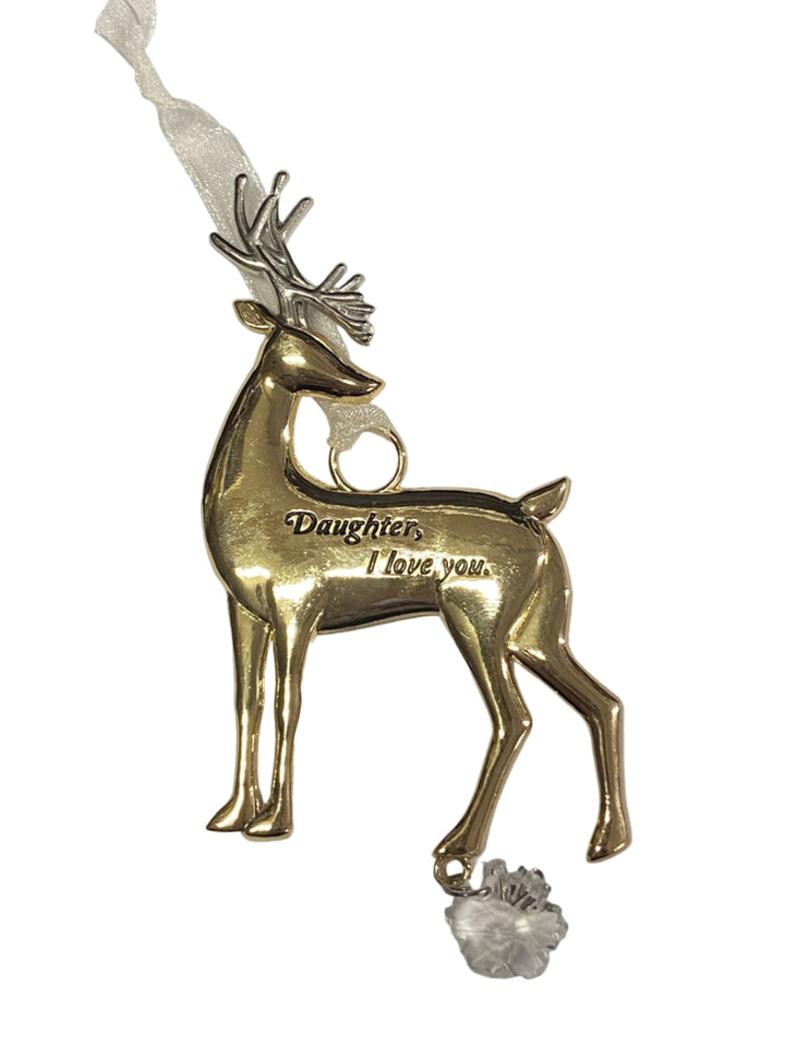 3.5" Oh deer, Christmas is here! Ornaments