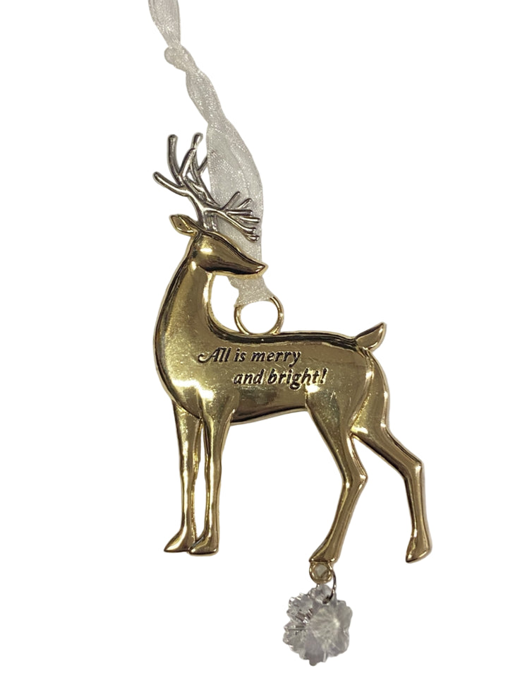3.5" Oh deer, Christmas is here! Ornaments