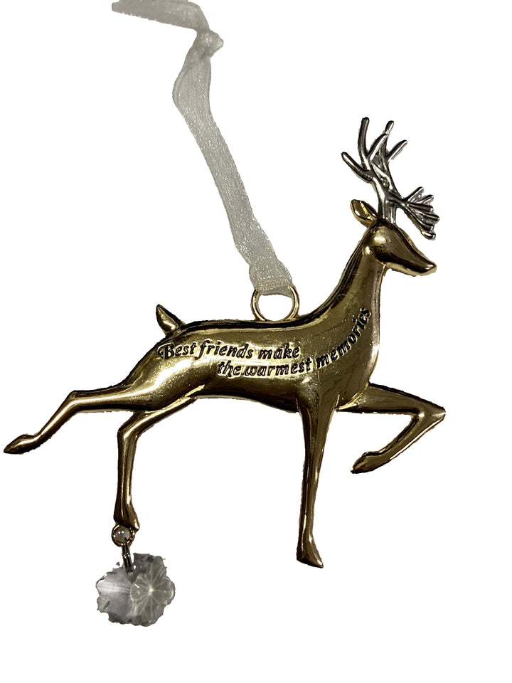 3.5" Oh deer, Christmas is here! Ornaments